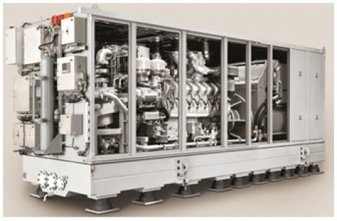 STX의 디젤 발전기 세트. <STX엔진 제공>